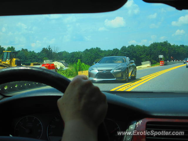 Lexus LC 500 spotted in Columbia, Maryland