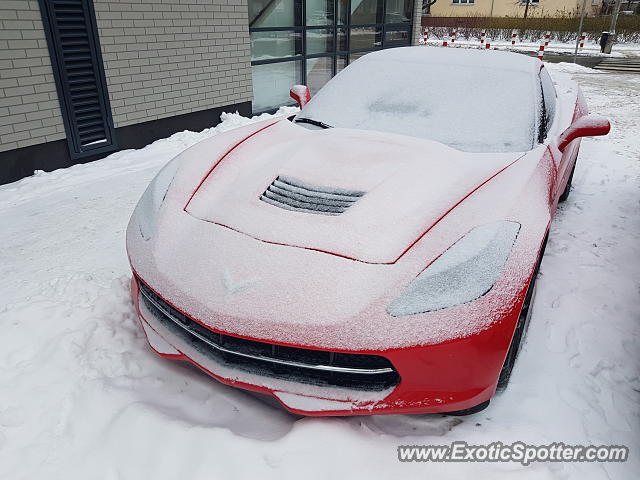 Chevrolet Corvette Z06 spotted in Warsaw, Poland