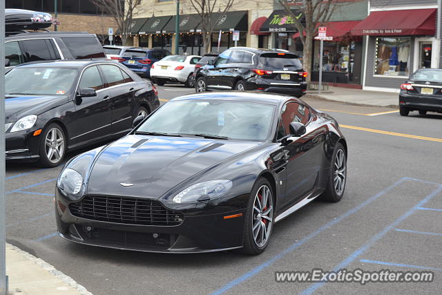Aston Martin Vantage spotted in Summit, New Jersey