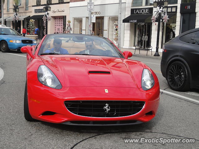Ferrari California spotted in Beverly Hills, California