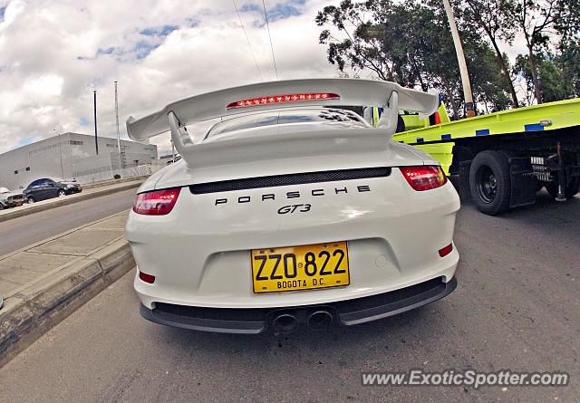 Porsche 911 GT3 spotted in Tocancipa, Colombia