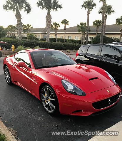 Ferrari California spotted in Jacksonville, Florida