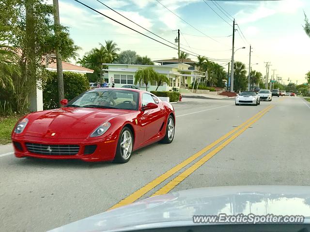 Ferrari 599GTB spotted in Highland Beach, Florida