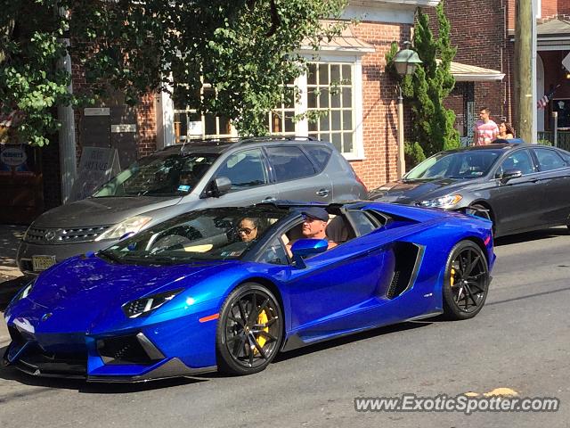 Lamborghini Aventador spotted in New Hope, United States