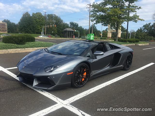 Lamborghini Aventador spotted in Doylestown, Pennsylvania