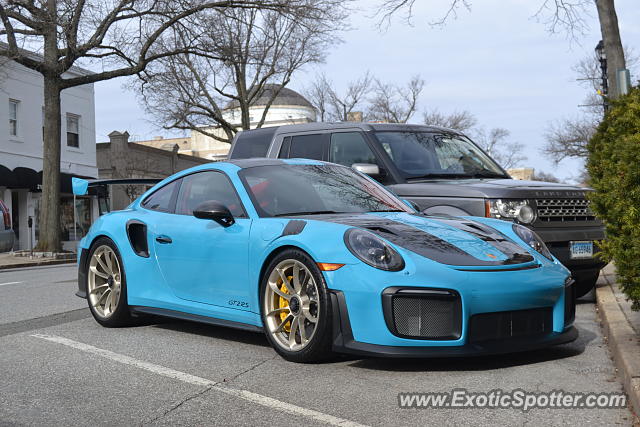 Porsche 911 GT2 spotted in Greenwich, Connecticut
