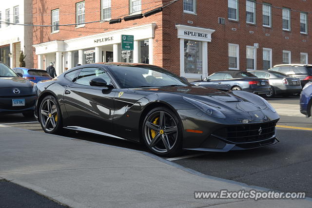 Ferrari F12 spotted in Greenwich, Connecticut