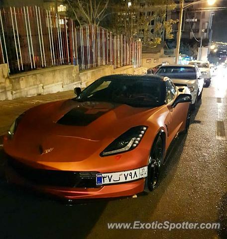 Chevrolet Corvette Z06 spotted in Tehran, Iran