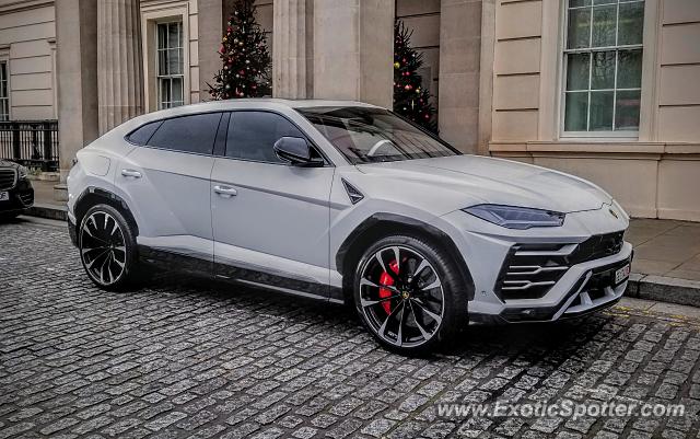 Lamborghini Urus spotted in London, United Kingdom