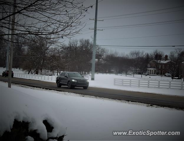 Bentley Bentayga spotted in Columbus, Ohio