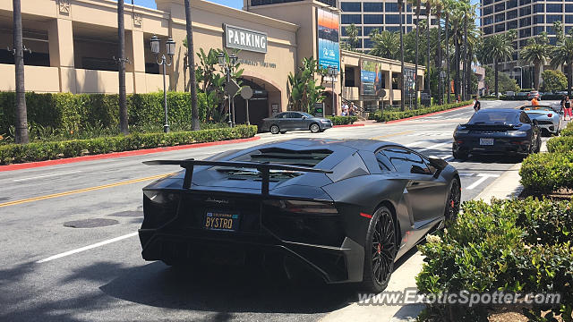Lamborghini Aventador spotted in Newport Beach, California