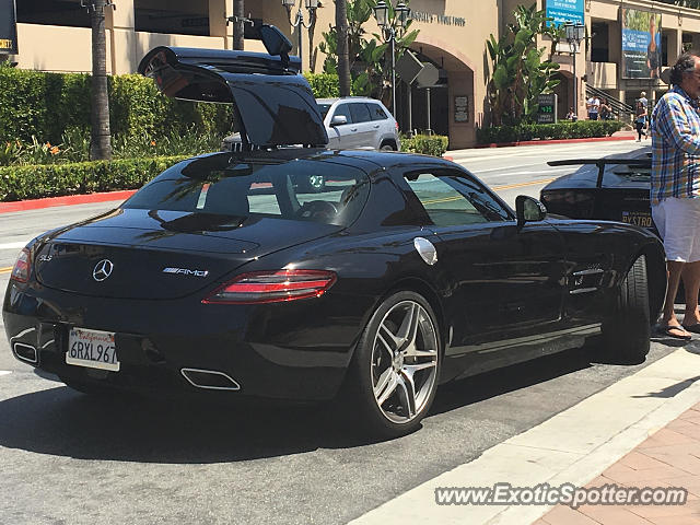 Mercedes SLS AMG spotted in Newport Beach, California