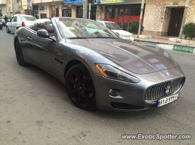 Maserati GranCabrio spotted in Shahriar, Iran