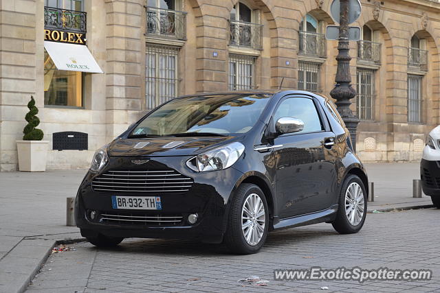 Aston Martin Cygnet spotted in Paris, France
