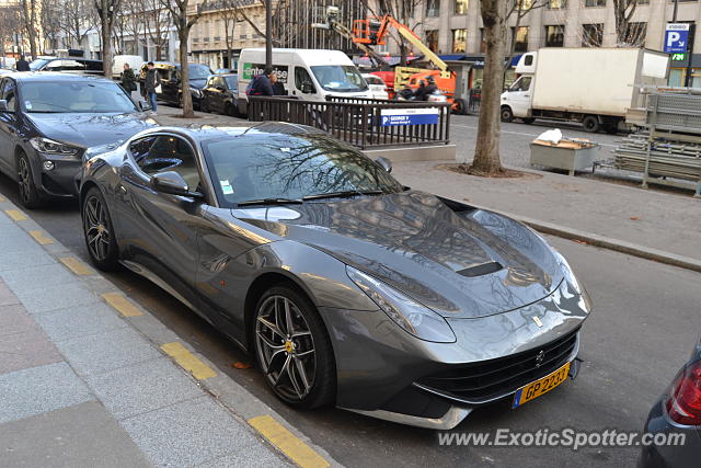 Ferrari F12 spotted in Paris, France