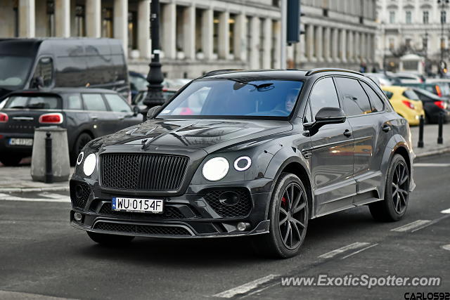 Bentley Bentayga spotted in Warsaw, Poland