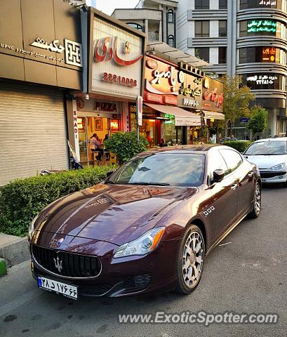 Maserati Quattroporte spotted in Tehran, Iran