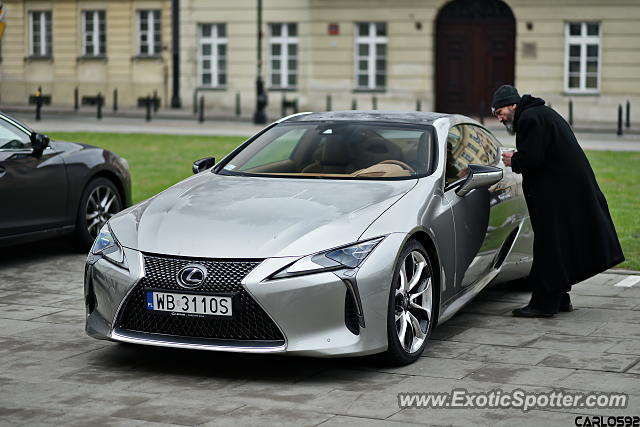 Lexus LC 500 spotted in Warsaw, Poland
