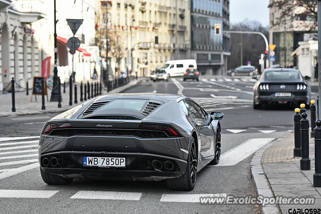 Lamborghini Huracan spotted in Warsaw, Poland