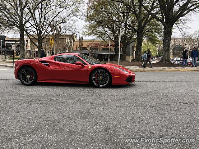 Ferrari 488 GTB spotted in Atlanta, Georgia