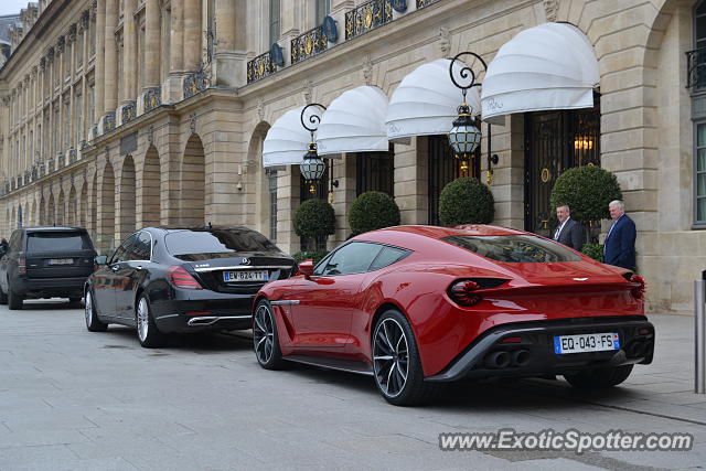 Aston Martin Zagato spotted in Paris, France