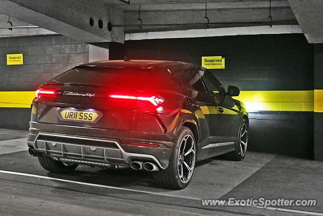 Lamborghini Urus spotted in Manchester, United Kingdom