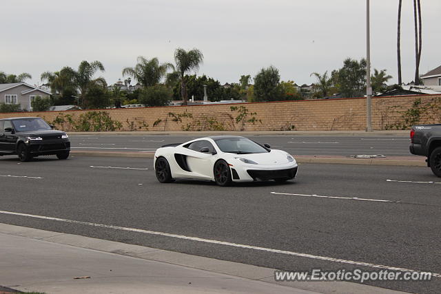 Mclaren MP4-12C spotted in Newport Beach, California