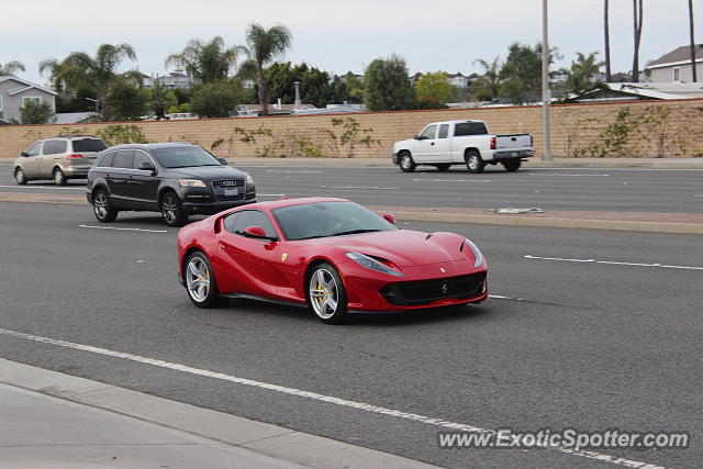 Ferrari 812 Superfast spotted in Newport Beach, California