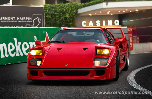 Ferrari F40 spotted in Monaco, Monaco