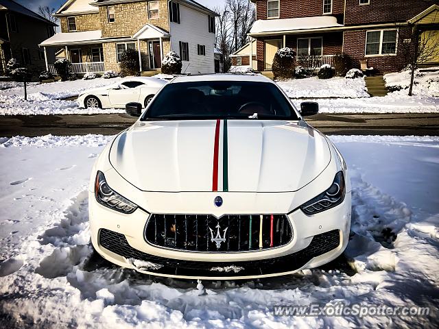 Maserati Ghibli spotted in Bloomington, Indiana