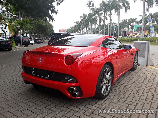 Ferrari California spotted in Jakarta, Indonesia