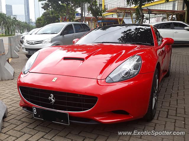 Ferrari California spotted in Jakarta, Indonesia