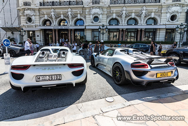 Porsche 918 Spyder spotted in Monte-Carlo, Monaco