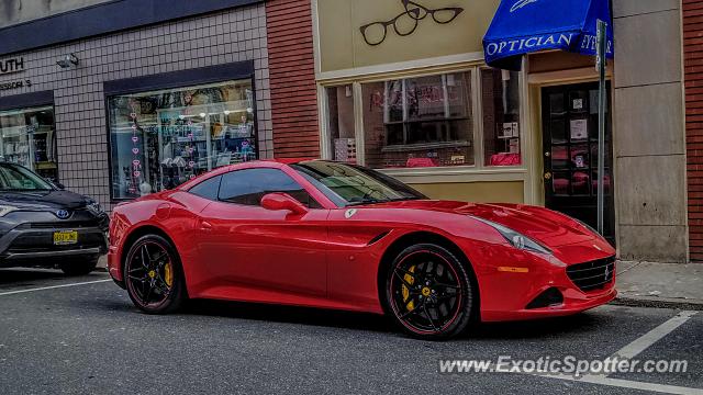Ferrari California spotted in Morristown, New Jersey