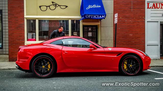 Ferrari California spotted in Morristown, New Jersey