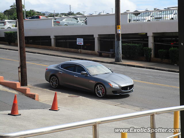 Maserati Quattroporte spotted in Honolulu, Hawaii