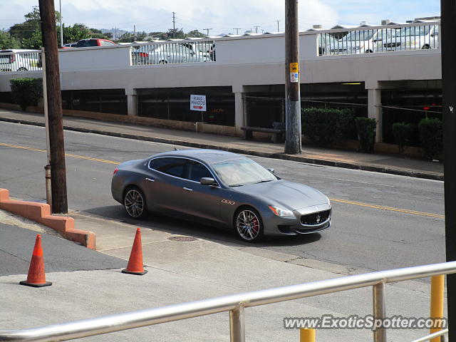 Maserati Quattroporte spotted in Honolulu, Hawaii