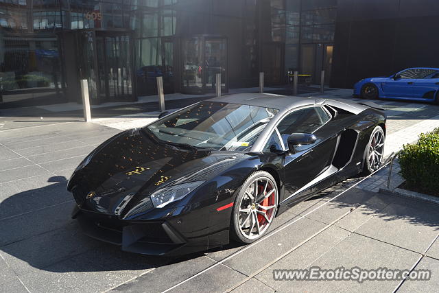 Lamborghini Aventador spotted in Manhattan, New York