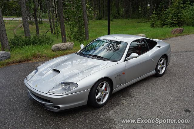 Ferrari 550 spotted in Canmore, Canada