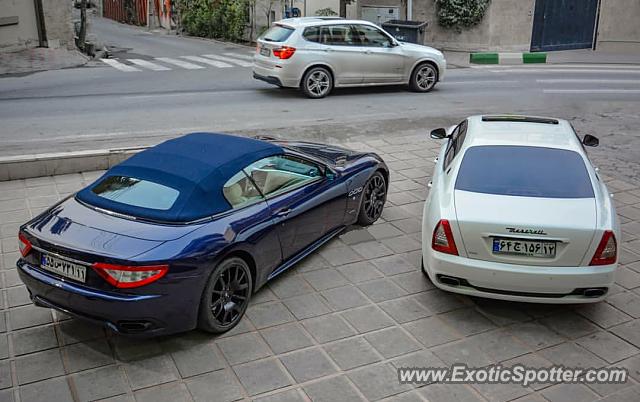 Maserati GranCabrio spotted in Tehran, Iran