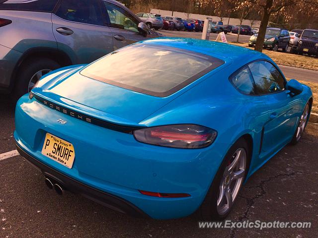Porsche Cayman GT4 spotted in Summit, New Jersey