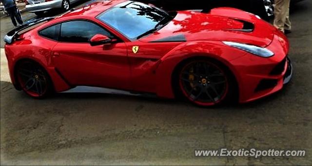Ferrari F12 spotted in San Diego, California