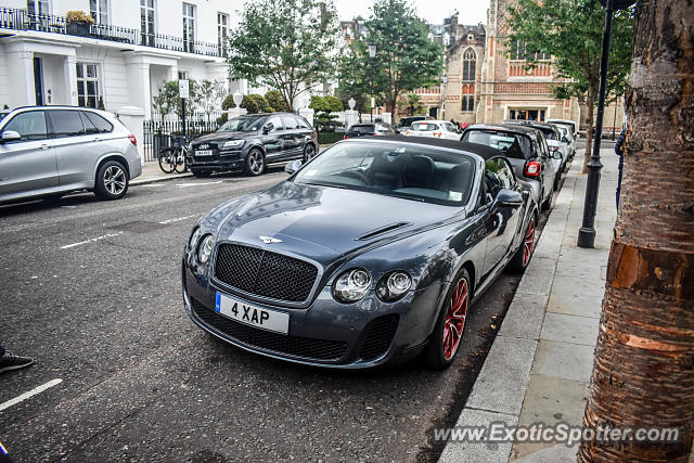 Bentley Continental spotted in London, United Kingdom