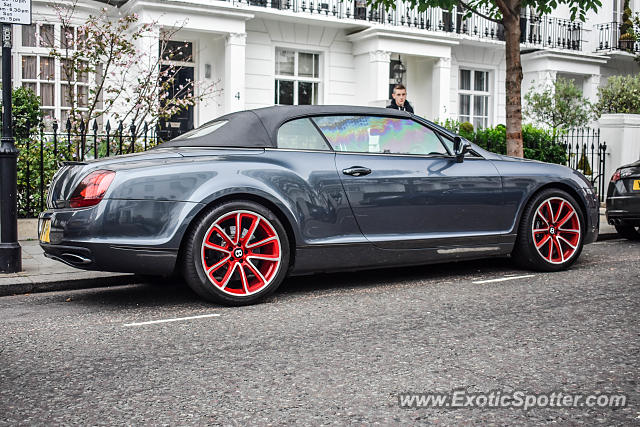 Bentley Continental spotted in London, United Kingdom