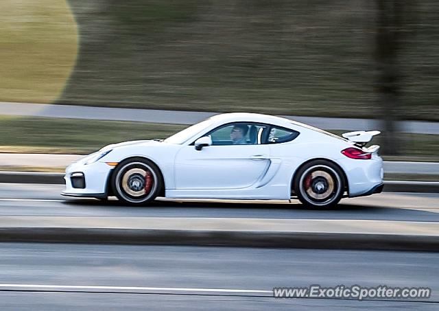 Porsche Cayman GT4 spotted in Bloomington, Indiana