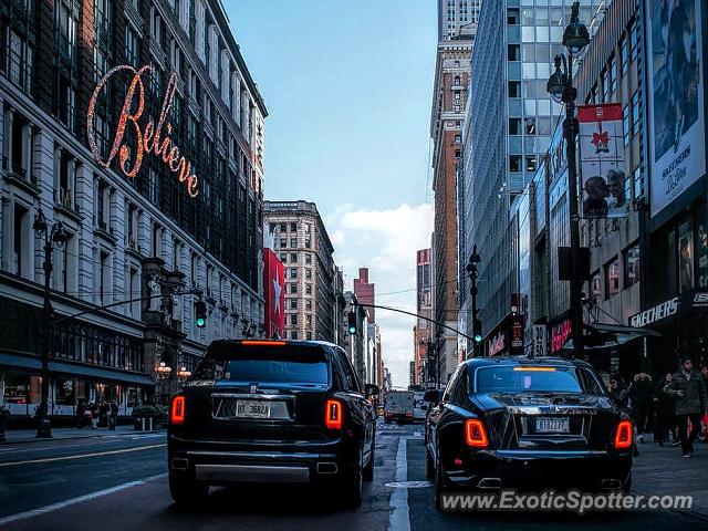 Rolls-Royce Cullinan spotted in Manhattan, New York