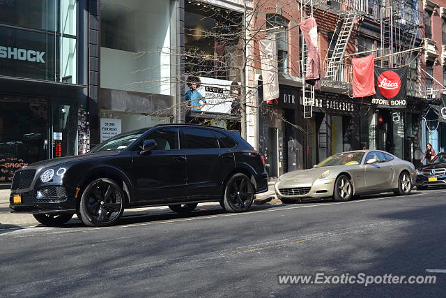 Bentley Bentayga spotted in Manhattan, New York