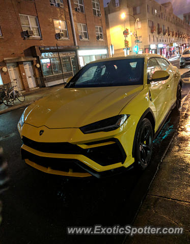 Lamborghini Urus spotted in Philadelphia, Pennsylvania