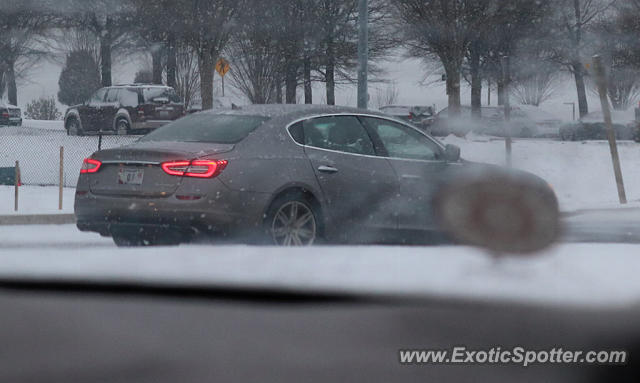 Maserati Quattroporte spotted in Maple lawn, Maryland