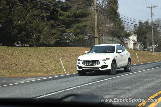 Maserati Levante spotted in Columbia, Maryland